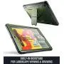 Poetic Revolution Series Case for iPad 10.2 7th Generation 2019 / 8th Generation 2020 Case, Full-Body Rugged Shockproof Protective Cover with Kickstand and Built-in-Screen Protector, Metallic Green