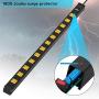 CRST Heavy Duty Surge Protector Power Strip Wide Spaced 12-Outlet 15 Feet Long Extension Cord with Mounting Brackets 15A Circuit Breaker 1800 Joules