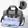 Luxja Projector Case, Projector Bag with Protective Laptop Sleeve, Projector Carrying Case with Accessories Pockets, Large(16 x 11.5 x 5.75 Inches), Gray