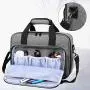 Luxja Projector Case, Projector Bag with Protective Laptop Sleeve, Projector Carrying Case with Accessories Pockets, Large(16 x 11.5 x 5.75 Inches), Gray