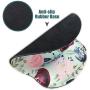 Ergonomic Mouse Pad with Wrist Support,Dooke Cute Wrist Pad with Non-Slip Rubber Base for Computer, Laptop, Home Office Gaming, Working, Easy Typing & Pain Relief Art Flowers