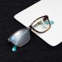 LianSan Womens Progressive Multifocal Blue Light Blocking Reading Glasses Computer Readers with Spring Hinge for Women
