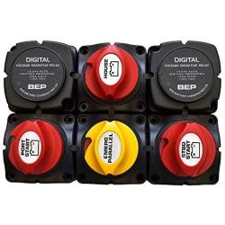 BEP Battery Distribution Cluster for Twin Outboard Engine with Three Battery Banks