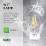 Sunco Lighting ST64 LED Bulb, Dimmable, Waterproof, 8.5W=60W, 4000K Cool White, Vintage Edison Filament Bulb, 800 LM, E26 Base, Restaurant or String Lights - UL