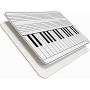 11'' x 17'' x 1/8'' Music Lapboards, Highest Quality, No Ghosting and Made in The USA - Only by OptiMA Dry Erase Products (11'' x 17'', Piano Keyboard)