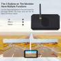 1080P HD Digital Wireless Backup Camera System 5 Inch IP68 Waterproof Color Monitor kit Hitch Rear View