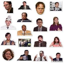 The Office Stickers Pack of 50 Stickers - The Office Stickers for Laptops, The Office Laptop Stickers, Funny Stickers for Laptops, Computers, Hydro Flasks (The Office-A)