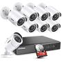 ANNKE 5MP Lite 8CH Security Surveillance Camera System H.265+ Wired DVR and (8)×1080P HD Weatherproof CCTV Camera System, 100ft Night Vision,Easy Remote Access, 1TB Hard Drive--Y200 ANNKE 5MP Lite 8CH Security Surveillance Camera System H.265+ Wired DVR and (8)×1080P HD Weatherproof CCTV Camera System, 100ft Night Vision,Easy Remote Access, 1TB Hard Drive--Y200