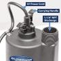Superior Pump 91250 1/4 HP Thermoplastic Utility Pump, Black