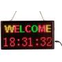Leadleds RGY Tri-Color Scrolling Message Board WiFi LED Sign, 13''x7'' Portable LED Sign Light Smartphone Programmable, Indoor Use for Storefront, Cafe, Bar, School