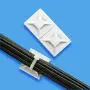 Panduit ABM2S-A-D Cable Tie Mount, Adhesive Backed, 4-Way, ABS, White (500-Pack)