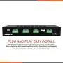 Premium New and Improved 6 Zone Channel Speaker Switch Selector Volume Control Switch Box Hub Distribution Box for Multi Channel High Powered Amplifier Control 6 Pairs of Speakers - Pyle PSPVC6 Black