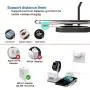 BNCHI Wireless Charger, 3 in 1 Fast Charging Station Compatible with Apple iWatch Series 6/5/4/3/2/1,AirPods,iPhone 11 Series/SE (2020)/XS MAX/XR/XS/X/8/8 Plus(Silver)