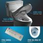 TOTO SW2044#01 C200 Electronic Bidet Toilet Cleansing Water, Heated Seat, Deodorizer, Warm Air Dryer, and PREMIST, Elongated, Cotton White