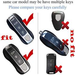 TPU car Key Cover for Porsche 2020 2021 Porsche Panamera Cayenne Macan 918 fit Keyless Entry Remote Key Black case Shell Bag