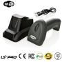 LS-PRO Wireless Barcode Scanner with USB Cradle Receiver Charging Base, 2.4GHz Handheld 1D Cordless Laser Barcode Reader, UP to 150Ft Transmission Range, long-life Battery 2200mAh, 1 Year Warranty.
