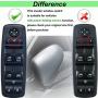 Front Driver Side Power Window Master Switch Replacement for 2008-2011 Town & Country Dodge Grand Caravan