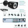 XVIM 1080P Full Color Night Vision 8CH Home Security Camera System, 4PCS 1080P HD Cameras with 1TB Hard Drive Night Vision Easy Remote Access Motion Alert
