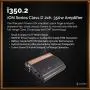 PRECISION POWER - iON Series i350.2 Class D 2-Channel 350W Amplifier with a MOFSET Power Supply