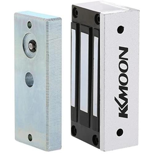 KKmoon Electric Magnetic Lock,60KG/132lb Holding Force,Access Control Electronic Metal Door Lock,Electric Lock,Fail Secure NC 12V for Security Door Entry Access Control System,Door Control System