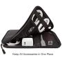 Electronic Organizers Travel Cable Storage, Electronics Accessories Cases for Cable, Charger, Phone, USB, SD Card