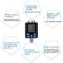 Digital Torque Wrenches Adapter, Electronic Digital Display Adjustable Torque Meter Wrench Socket Tool Steel Torsion Measuring Meter Tester(BDA4-340)