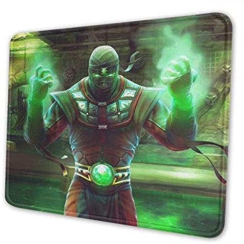 Mortal Kombat Gaming Mouse Mat Pad Custom Professional Mousepad, Stitched Edges, Ideal for Desk Cover, Computer Keyboard, PC and Laptop (11.81 X 9.84 X 0.18inches)