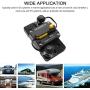 ANJOSHI 80Amp Waterproof Circuit Breaker 30A-300A with Manual Reset Suitable for Car Rv Marine Automotive Stereo Audio Electronic System