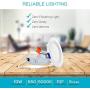 Luxrite 4 Inch Ultra Thin LED Recessed Light with Junction Box, 10W, 5000K Bright White Dimmable, 650 Lumens, Slim Recessed Ceiling Light, IC Rated Airtight, Energy Star & ETL Listed (4-Pack)