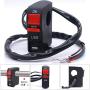 Taiss 12v 7/8″ Universal Motorcycle Handlebar On Off Push Button Switch,with 12V5A USB Car Charger Headlight Control Switch for Motorcycle, ATV, Scooter or Snowmobile F006