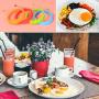 Emoly Silicone Egg Ring, Egg Rings Non Stick, Egg Cooking Rings, Perfect Fried Egg Mold or Pancake Rings (New,4pcs)