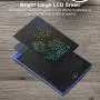 LCD Writing Tablet, Colorful 8.5 Inch Digital Ewriter Electronic Graphic Drawing Tablet Erasable Portable Doodle Writing Board for Kids Students Christmas Birthday Gifts (Deep Blue)