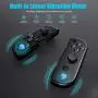 KDD Joy-Pad Controller Compatible with Nintendo Switch Joy Controllers Wireless Replacement Buit-in Wake up Fuction for Switch (L/R) Black