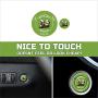 ToolEpic for Dodge Challenger Charger Scat Pack Decal Accessories 2015-2021 - Engine Start Stop Button Overlay Sticker Emblem - Push to Start Button Sublime Green Badge Cover - Perfect for Decals ToolEpic for Dodge Challenger Charger Scat Pack Decal Accessories 2015-2021 - Engine Start Stop Button Overlay Sticker Emblem - Push to Start Button Sublime Green Badge Cover - Perfect for Decals
