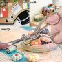 BIHRTC Scissors 2Pcs 4.5 Inch Bird Sewing Scissors and 1PC 3.6 Inch Embroidery Scissors Stainless Steel Sharp Tip Stork Scissors Shears for Craft Sewing Needlework Art Work Office Everyday Use Gold