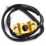 CNC Motorcycle Engine Stop Start Kill Switch Button Dirt Pit Bike ATV Quad Gokart Gold Water-Resistant