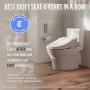 TOTO SW2044#01 C200 Electronic Bidet Toilet Cleansing Water, Heated Seat, Deodorizer, Warm Air Dryer, and PREMIST, Elongated, Cotton White