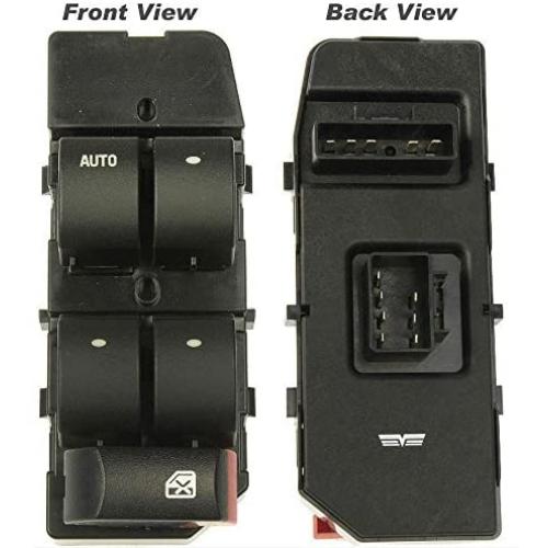 APDTY 012104 Master Power Window Switch Fits Front Left (Driver-Side) 2005-2010 Chevrolet Cobalt, 2007-2001 Pontiac G5 (Replaces 20814454, 22721760)