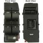 APDTY 012104 Master Power Window Switch Fits Front Left (Driver-Side) 2005-2010 Chevrolet Cobalt, 2007-2001 Pontiac G5 (Replaces 20814454, 22721760)