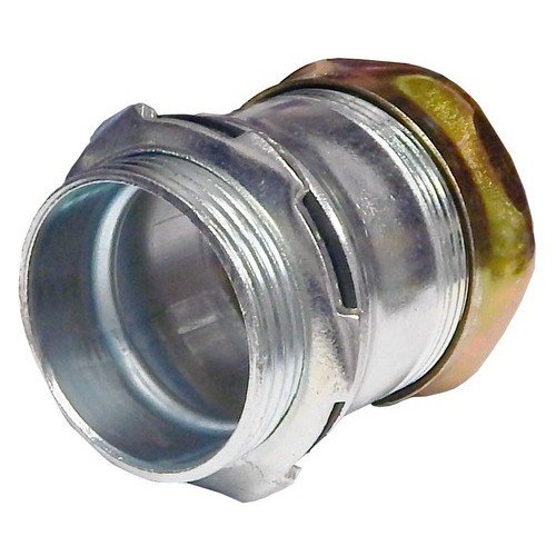 Morris Products 14970 EMT Rain Tight Compression Connector, Steel, 1/2'' Trade Size