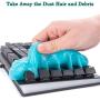 ColorCoral Cleaning Gel Universal Gel Cleaner for Car Vent Keyboard Auto Cleaning Putty Dashboard Dust Remover Putty Auto Duster Cleaning Kit 160G