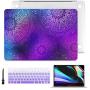 Batianda Case for MacBook Pro 16 inch 2019 Release Model A2141, Hard Shell Case for Newest MacBook Pro 16-inch Retina Display with Touch Bar & Touch ID, Purple Mandala