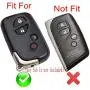Coolbestda Silicone Key Fob Cover Remote Skin Case Protector Jacket for Lexus RX350 ES350 IS250 GX460 LX570 IS350 GS430 GS300 GS450h is-C is-F HYQ14AEM HYQ14ACX Coolbestda Silicone Key Fob Cover Remote Skin Case Protector Jacket for Lexus RX350 ES350 IS250 GX460 LX570 IS350 GS430 GS300 GS450h is-C is-F HYQ14AEM HYQ14ACX
