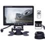 HD Backup Camera Kit 7 Inch LCD Rear View Camera Monitor, P67 Waterproof Night Vision, Easy Installation Back up Rearview Cam for Trucks, RVs, Trailers, Bus, Harveste, Pickup, Motor Home, Van ect.