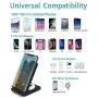 2 in 1 Wireless Charger,FDGAO 15W Fast Qi Wireless Charger Stand Compatible with iPhone 11/12/XR/XS/X/8/Airpods;Upright Wireless Charging Dock for Samsung Galaxy S20/S10/Note 20/Samsung Galaxy Buds