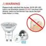 Ascher GU10 LED Light Bulbs, 50W Halogen Bulbs Equivalent, 4W, 400 Lumens, Non-Dimmable, 2700K Warm White, 120° Beam Angle, LED Bulbs for Recessed Track Lighting , GU10 Base, Pack of 5 Ascher GU10 LED Light Bulbs, 50W Halogen Bulbs Equivalent, 4W, 400 Lumens, Non-Dimmable, 2700K Warm White, 120° Beam Angle, LED Bulbs for Recessed Track Lighting , GU10 Base, Pack of 5