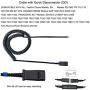 Emaiker Office Desk Phone Headset Single Ear RJ9 Call Center Telephone Headset RJ9 QD Cord with Noise Cancelling Microphone for Landline Phone IP Phones Yealik Sangoma Grandstream Akuvox Escene