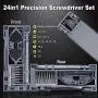 Precision Screwdriver Set Magnetic - Mini 24 in1 Professional Screw driver Tools Sets, PC Repair Tool Kit for Mobile Phone Tablet Computer Watch Camera Eyeglasses Electronic Devices DIY Hand Work
