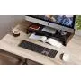 Bestier Monitor Stand Riser Wood Monitor Riser PC Stand Shelf for Desk Monitor/TV Stand Desktop Laptop Stand Wooden Desk Riser P2 Wood (Brown, 15.7 Inch)