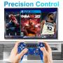 Game Controller for PS4,Wireless Controller for Playstation 4 with Dual Vibration Game Joystick (Blue)